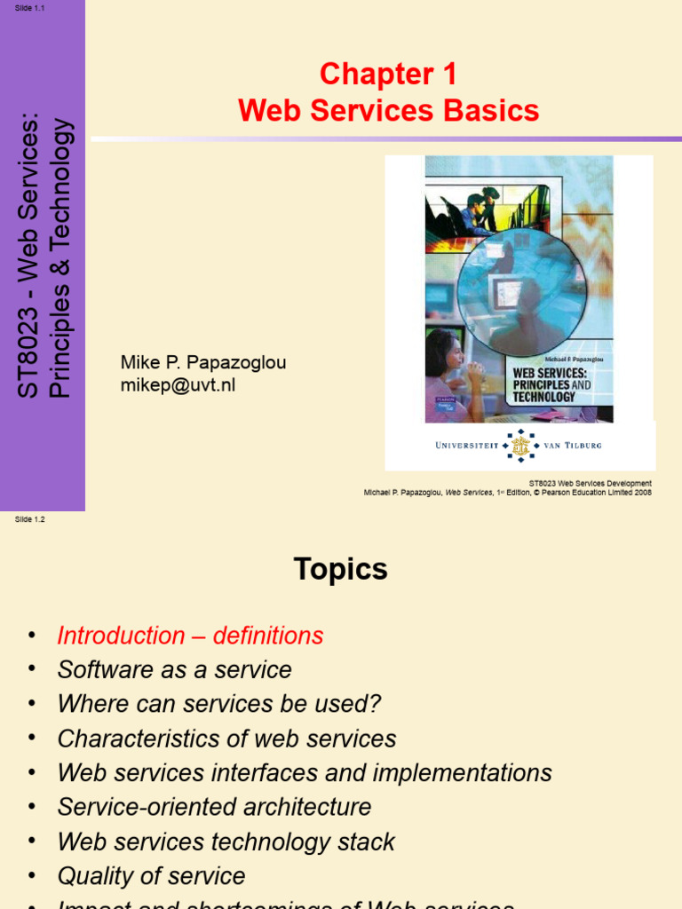 Ch01 - Web Services Basics | PDF | Service Oriented Architecture | Web ...
