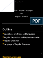CH 3 - Regular Languages Amd Regular Grammars