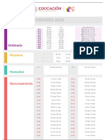 Calendario 2024: Ordinario