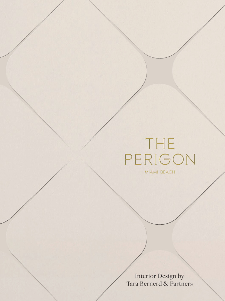 The Perigon: Luxury Interior Design | PDF | Cabinetry