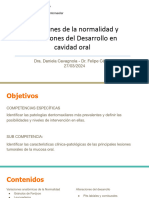 Variaciones de La Normalidad y Alteraciones Del Desarrollo en Cavidad Oral