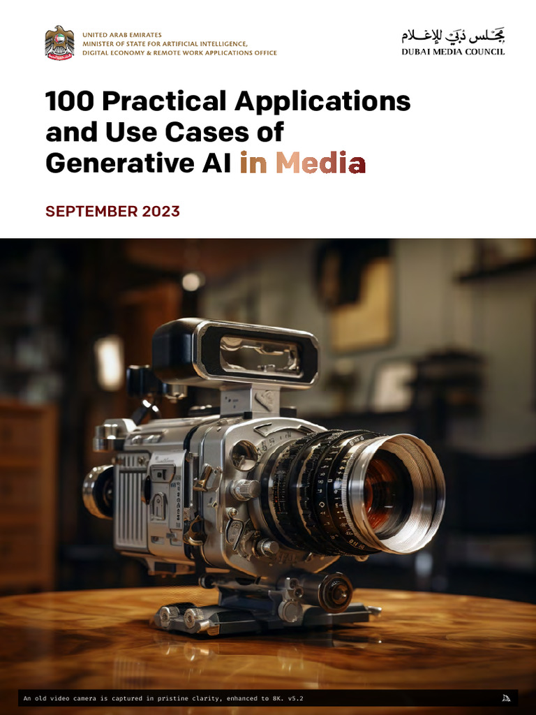 100 Practical Applications and Use Cases of Generative AI in Media EN ...