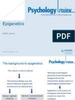 PsychologyReview 25 1 Epigenetics