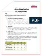 B-School Cut-offs-Last Dates CAT 21