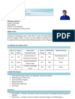 Abdullah Al Imran-Job Resume