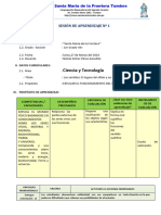 SESIÓN DE APRENDIZAJE C Y T Olfato