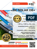 KBE Solar DB+ Datasheet ES