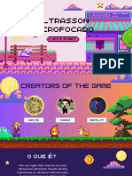 Purple Illustrative Pixel Art Game Presentation