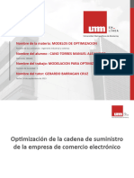 Modelacion para Optimizar