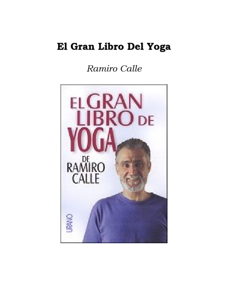El Gran Libro del Yoga de Ramiro Calle | PDF | Yoga | Mente