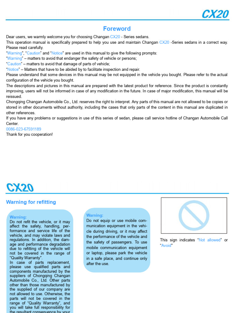 CX20 User Guide | PDF | Axle | Fuel Economy In Automobiles