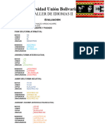 Evaluacion Ub Idioma Ii