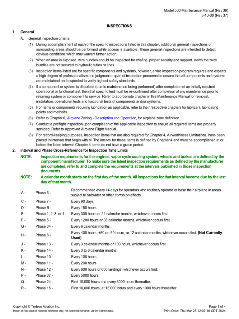 5-10-00 - Inspections 500 | PDF