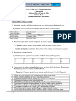 Barem Locala Clasa III LECTURA 2024