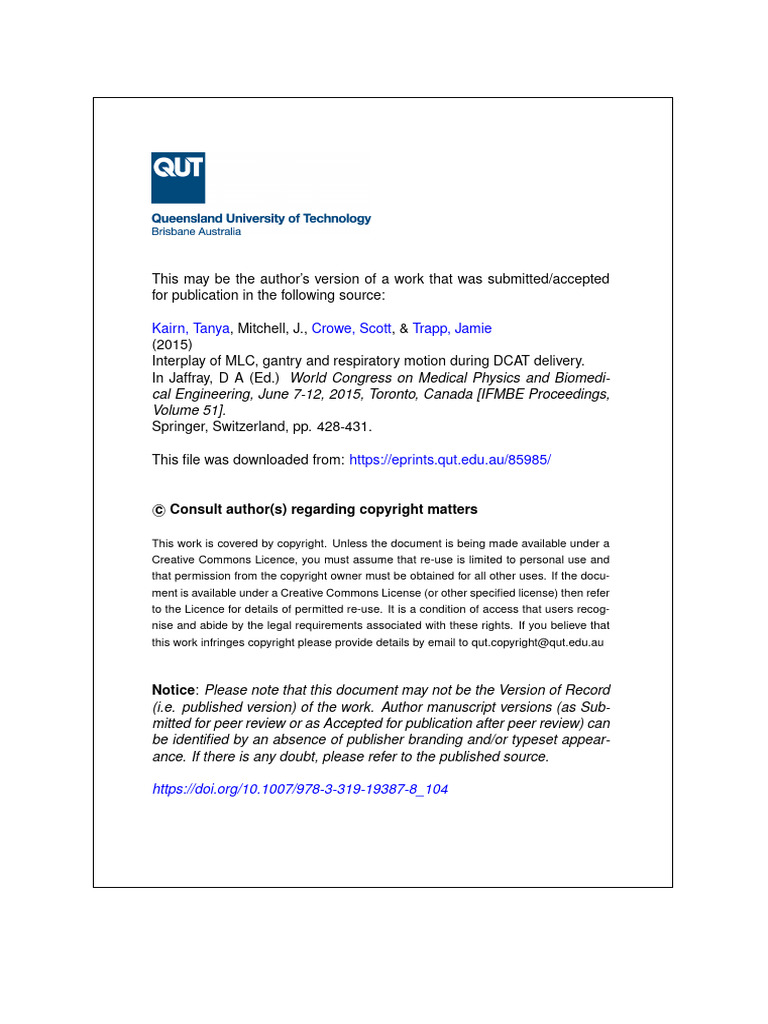 Staffhome - Qut.edu - Au Staffgroupt$ Trapp Documents Jamie Research ...