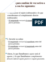 Los Pasos para Cambiar de Voz Activa A