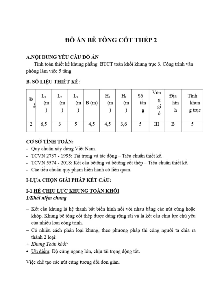 Đ Án BTCT2 - Vân Anh | PDF
