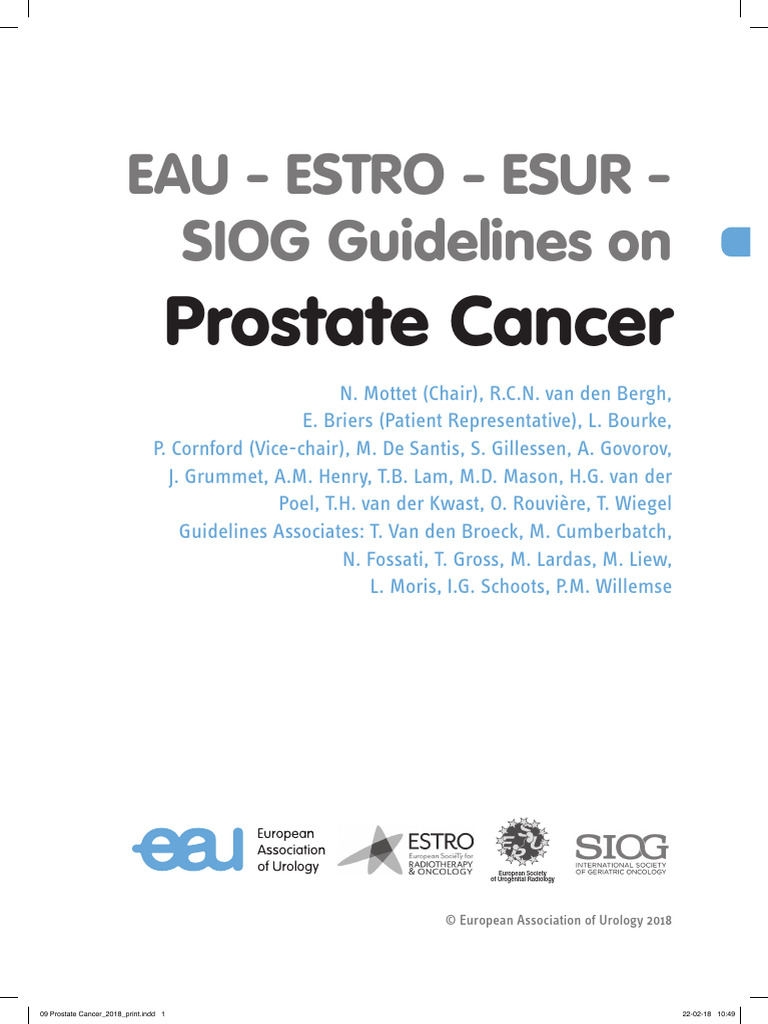 Cancerul de Prostata - EAU Guidelines | PDF | Radiation Therapy ...