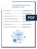 Candidatos Al Municipio Escolar Fray Martinianos