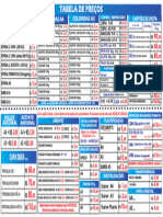 Tabela de Preços 2024