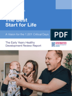 The Best Start For Life A Vision For The 1 001 Critical Days