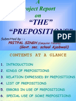 Project Preposations
