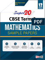 Mathematics Super 20 Sample Papers Term 2 Class 12 WWW - examSAKHA.in