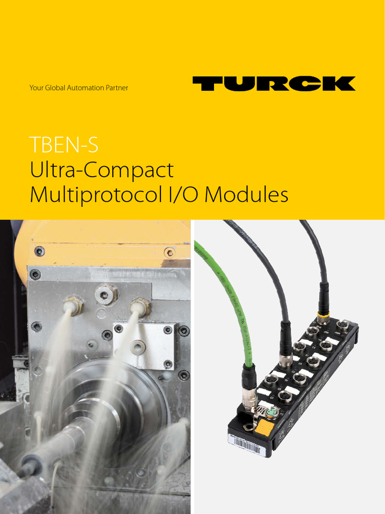 Tben-S: Ultra-Compact Multiprotocol I/O Modules | PDF | Computer ...