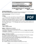 Deuxieme Devoir Surveille Du 1 Semestre Epreuve: PCT Classe: 6ème Durée: 1h30min