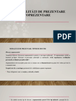 5.modalități de Prezentare Și Autoprezentare