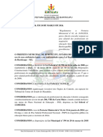 DECRETO #015.2024 - Reajuste Salarial Aos Profissionais Do Magistério Contratados