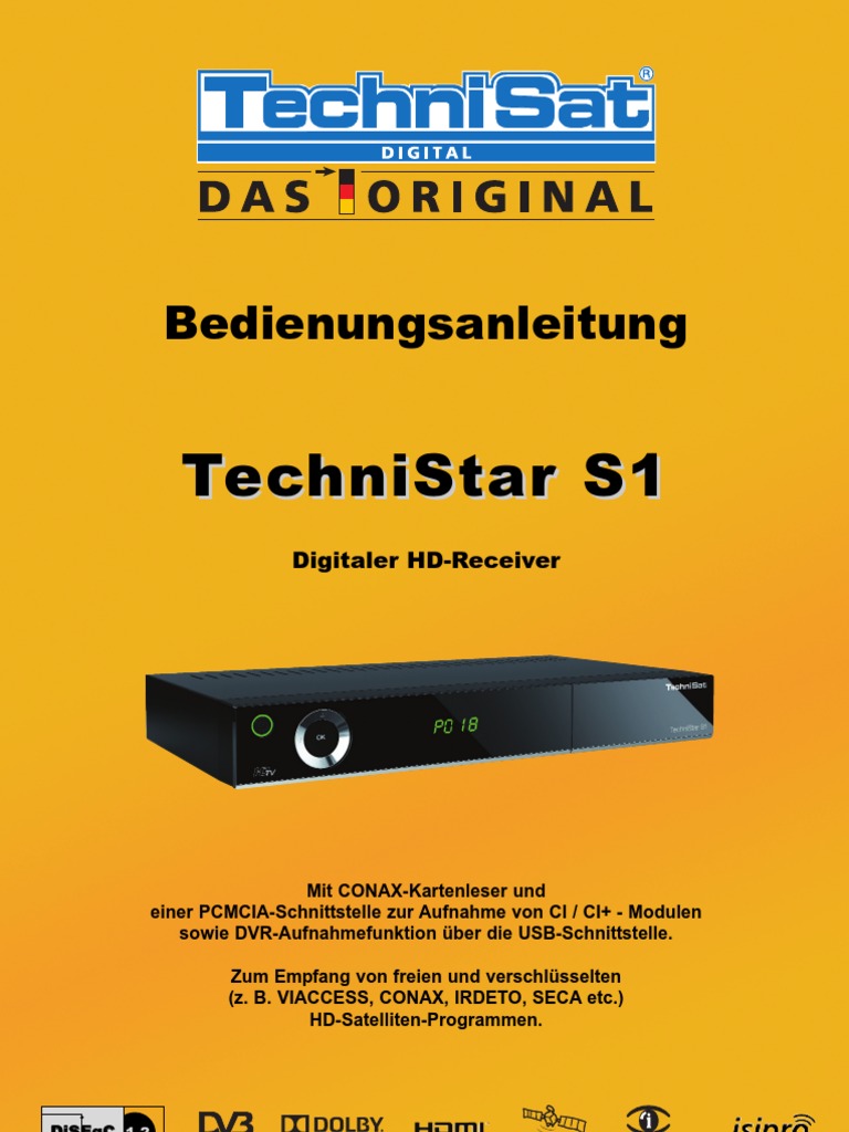 technistar s1 bedienungsanleitung