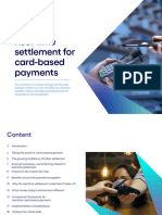 Real Time Settlement For Card Based Payments