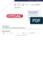 Hydac7980 10616 D 03 bn4 1251492 Filterelement