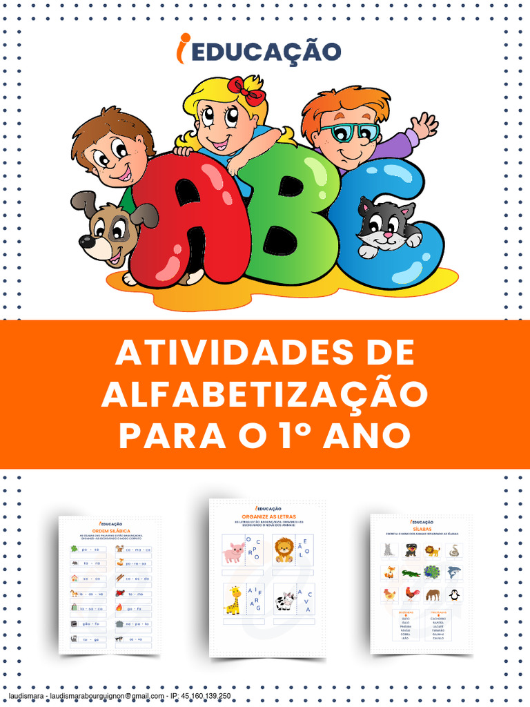 Atividades Alfabetizacao 6 Anos | PDF | Alfabetização | Pedagogia