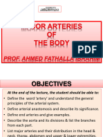 2-Major Arteries of The Body