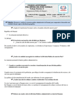 Trabajo Práctico #3 Organización Politico Administrativa de Panamá