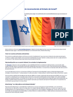 ¿Pasaporte Alemán Sólo Reconociendo Al Estado de Israel - DW - 08-12-2023
