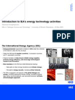 2023 - 11 - 23 Introduction To IEA Energy Technology Activities