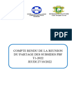 Assemblée Générale de La Réunion de Partage Des Subsides POUR ACCORD T1-2022