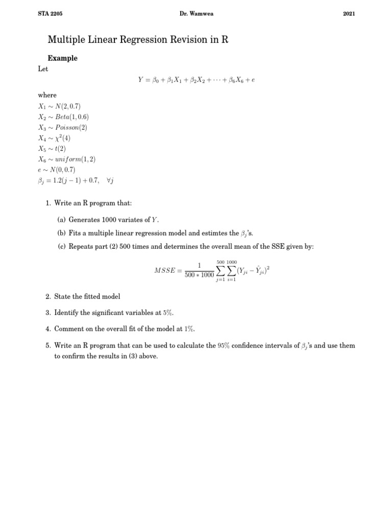 Linear regression in r pdf f test regression analysis