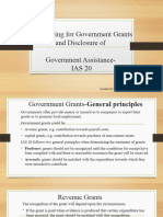 Governmnet Grants IAS 20