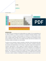 Unión Metálica - Apunte de La Clase 3°er Año FQ