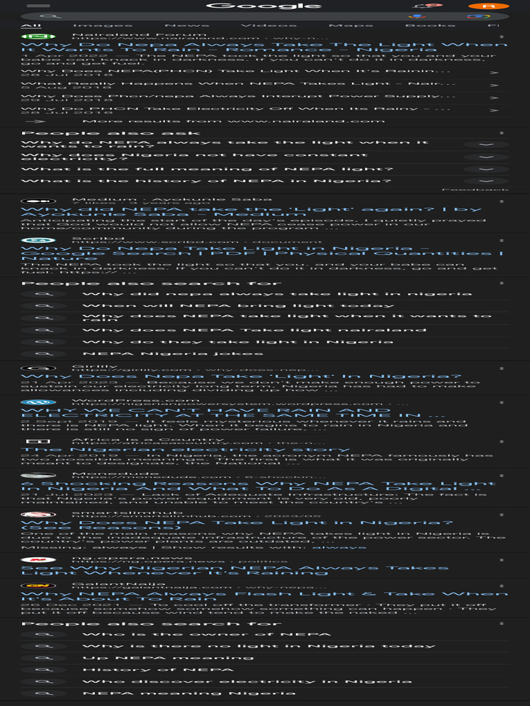 Why Did Nepa Always Take Light Google Search PDF