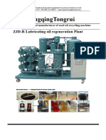 ZJD-R Lubrication Oil Regeneration Plant