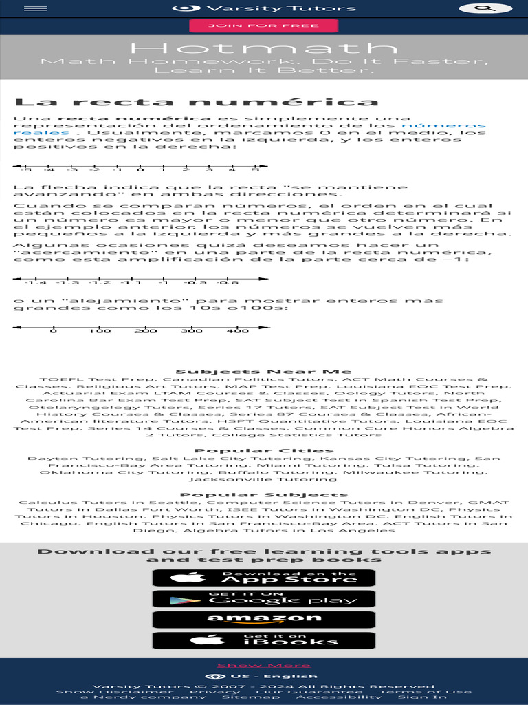 La Recta Numérica | PDF | Crecimiento personal y profesional | Artes ...