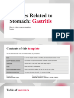 Diseases Related To Stomach - Gastritis by Slidesgo