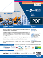 MSC Artificial Intelligence For Robotics - ESDST France Flyer