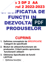 CURS 3 DP 2 AA Specificatii Trecerea La Functii