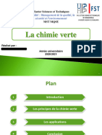 Les Concept de La Chimie Verte